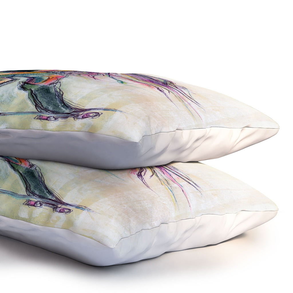 Sophia Buddenhagen Giddy Up Skater Girl Pillow Shams