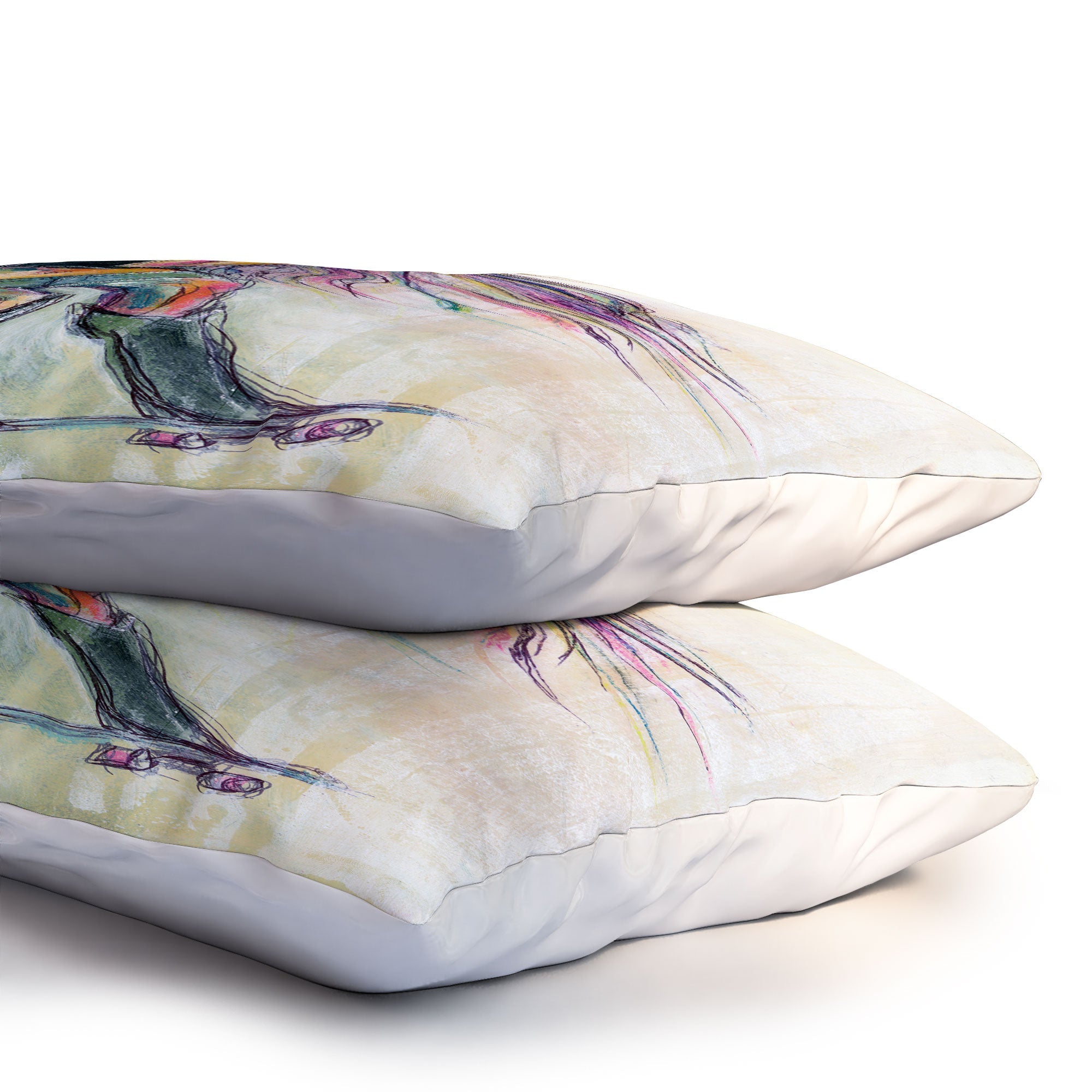 Sophia Buddenhagen Giddy Up Skater Girl Pillow Shams