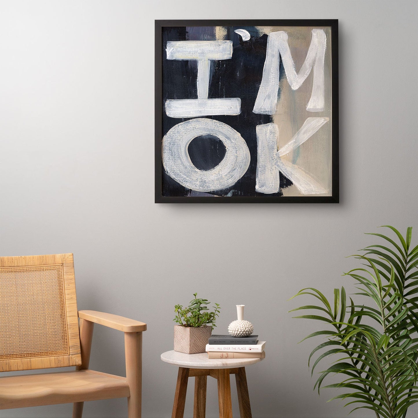 Sophia Buddenhagen I Am Ok Framed Wall Art