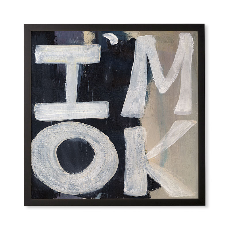 Sophia Buddenhagen I Am Ok Framed Wall Art