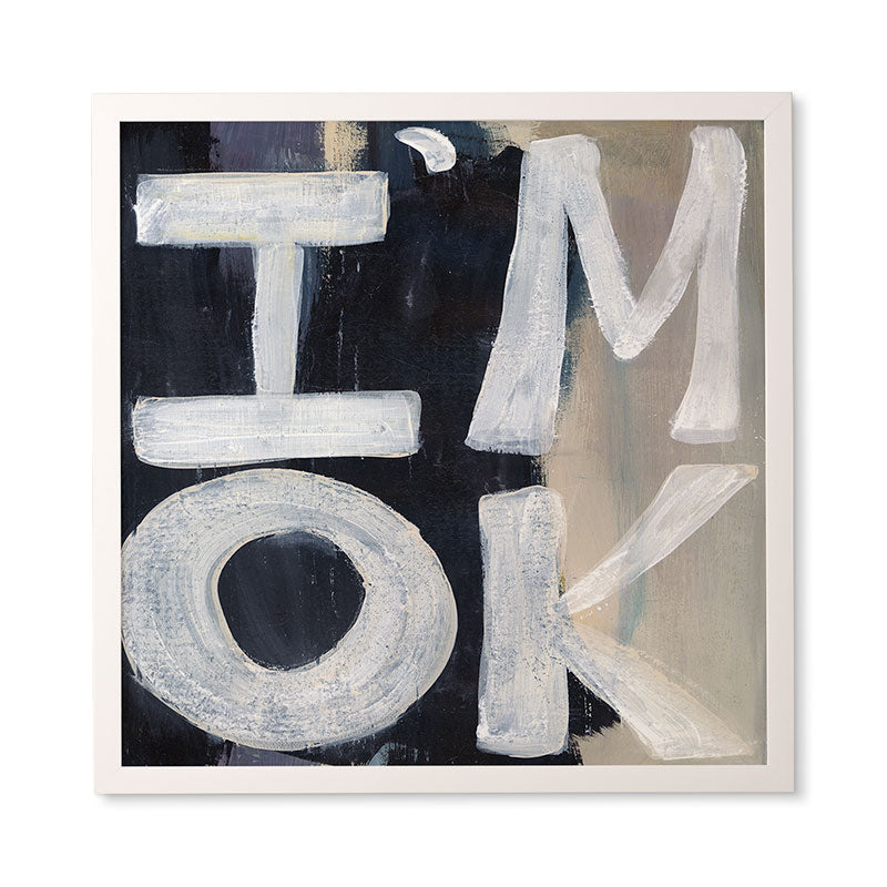 Sophia Buddenhagen I Am Ok Framed Wall Art
