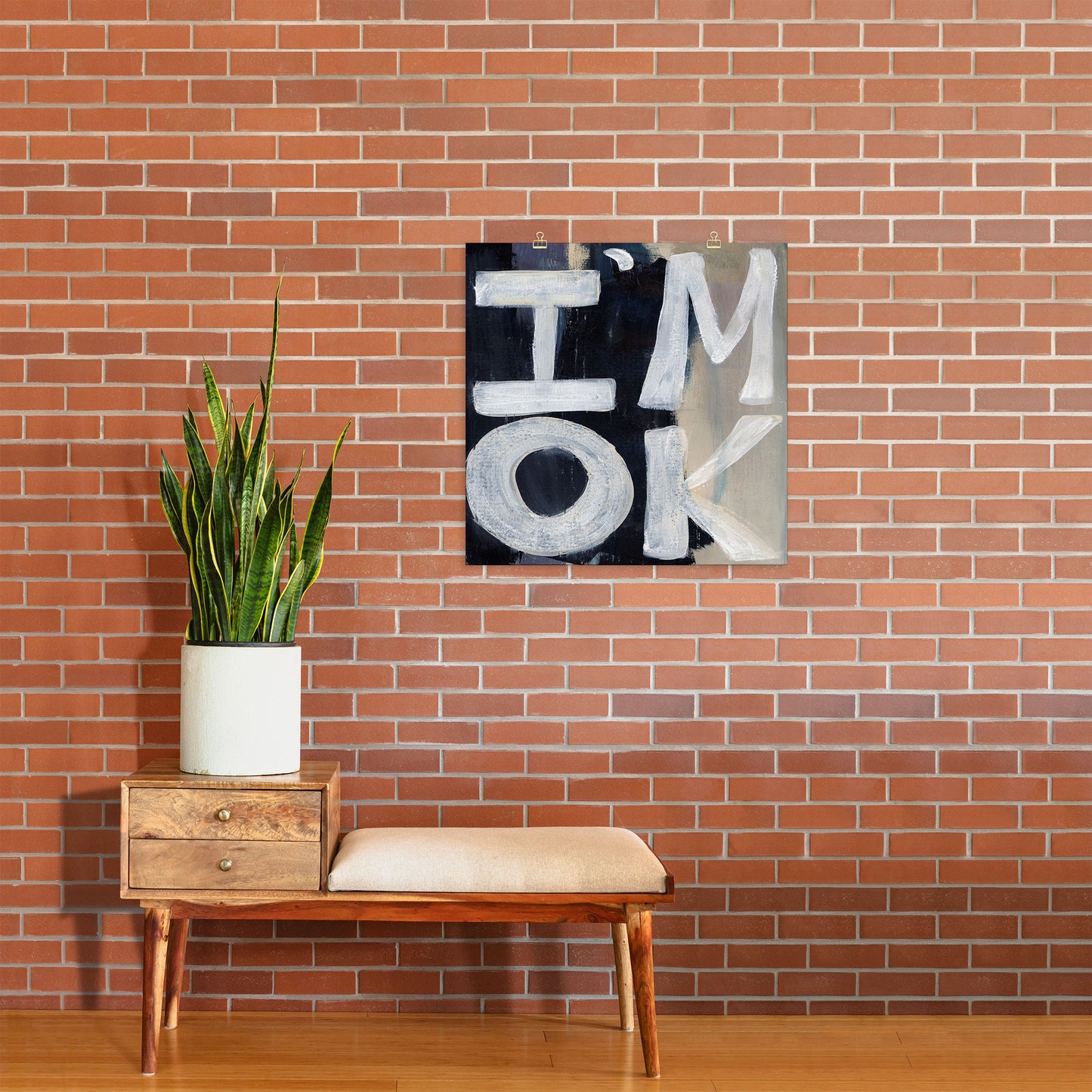 Sophia Buddenhagen I Am Ok Art Print
