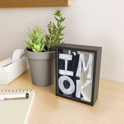 Sophia Buddenhagen I Am Ok Framed Mini Art Print