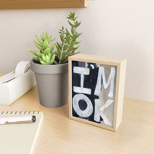 Sophia Buddenhagen I Am Ok Framed Mini Art Print