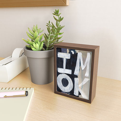 Sophia Buddenhagen I Am Ok Framed Mini Art Print