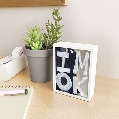 Sophia Buddenhagen I Am Ok Framed Mini Art Print