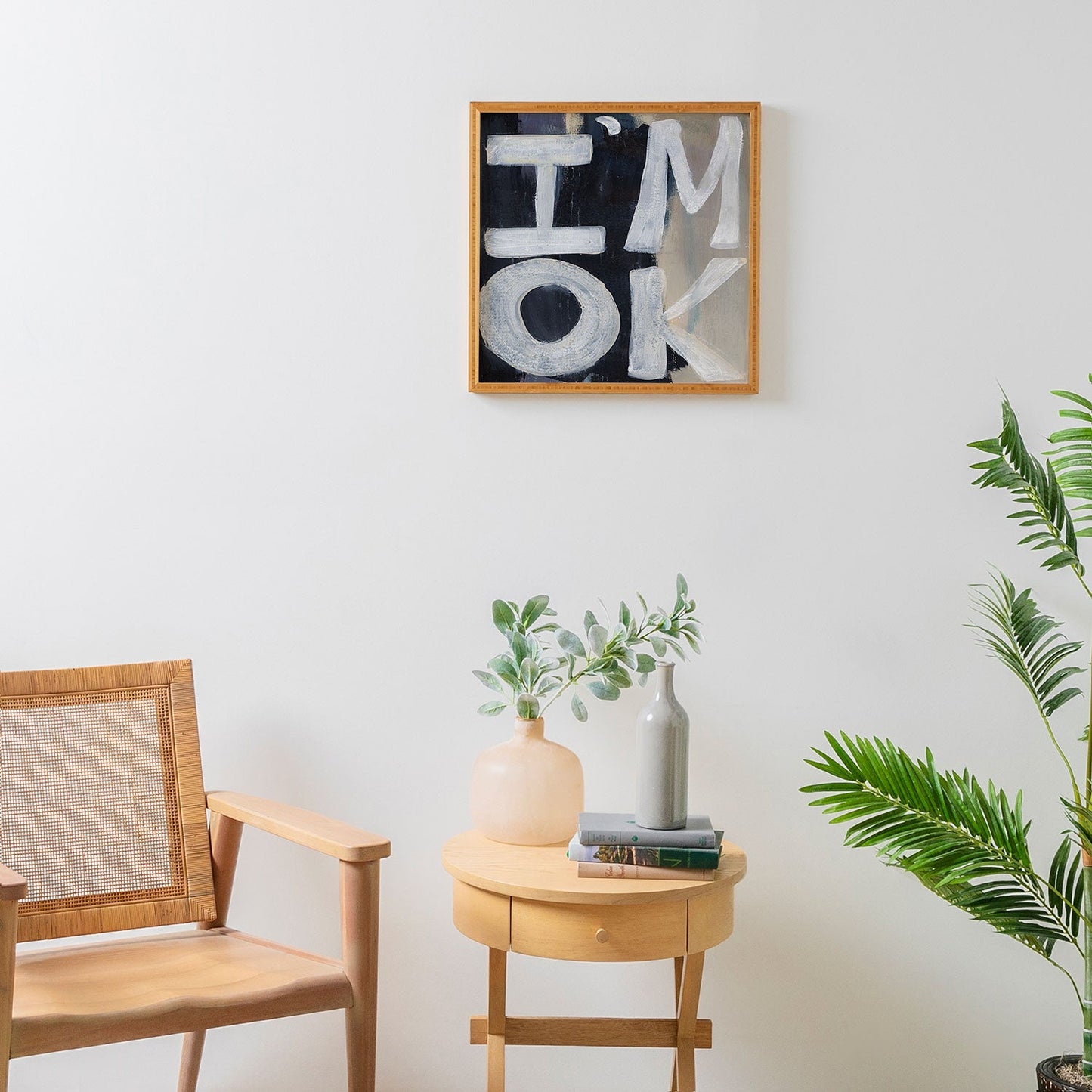 Sophia Buddenhagen I Am Ok Framed Wall Art
