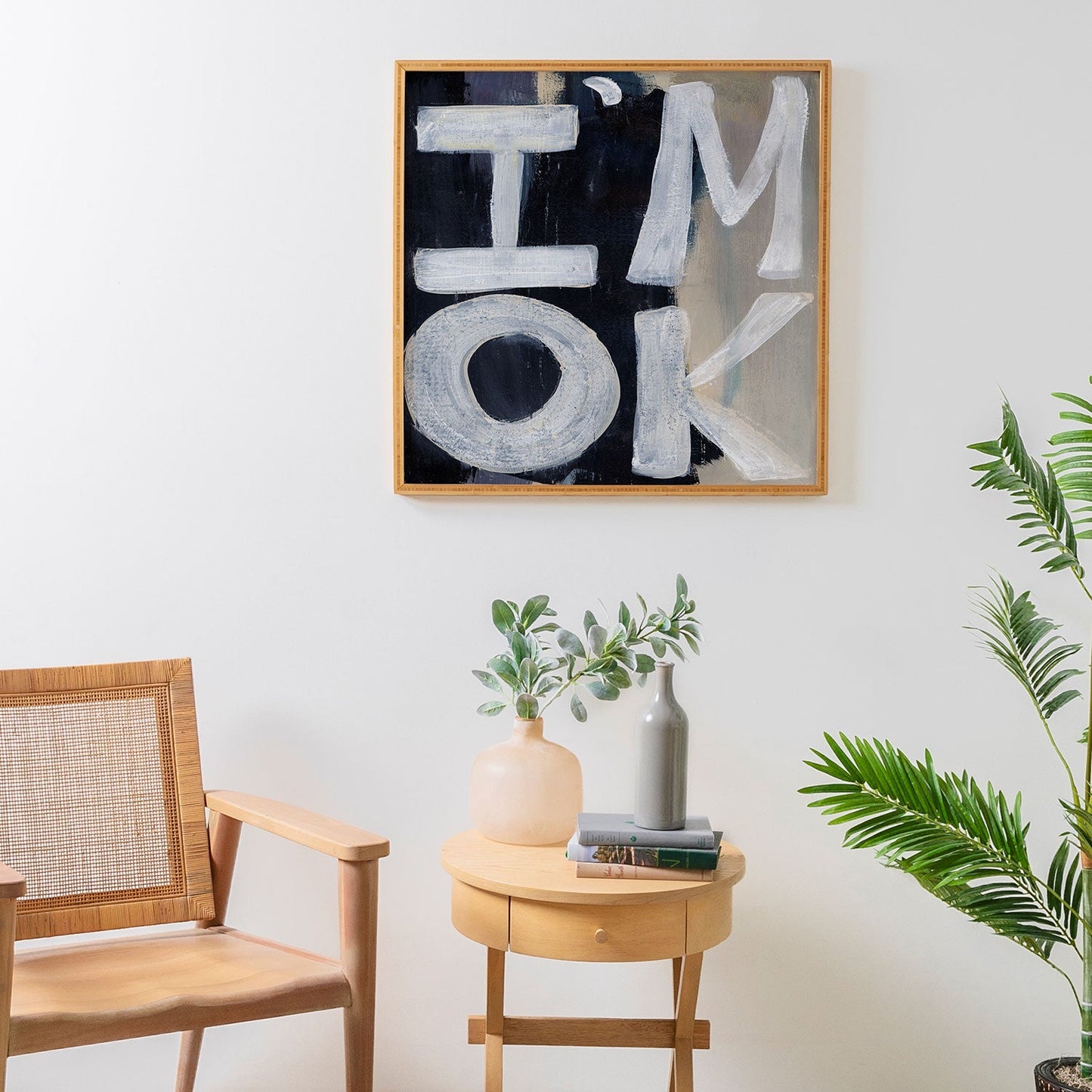 Sophia Buddenhagen I Am Ok Framed Wall Art