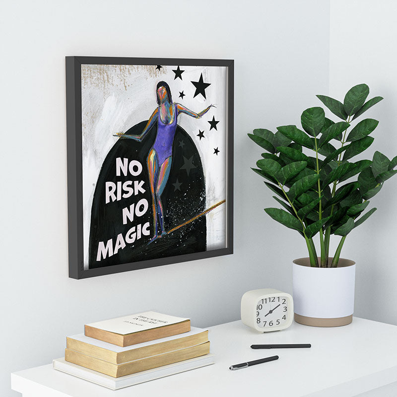 Sophia Buddenhagen No Risk No Magic Surfer Girl Recessed Framing Square