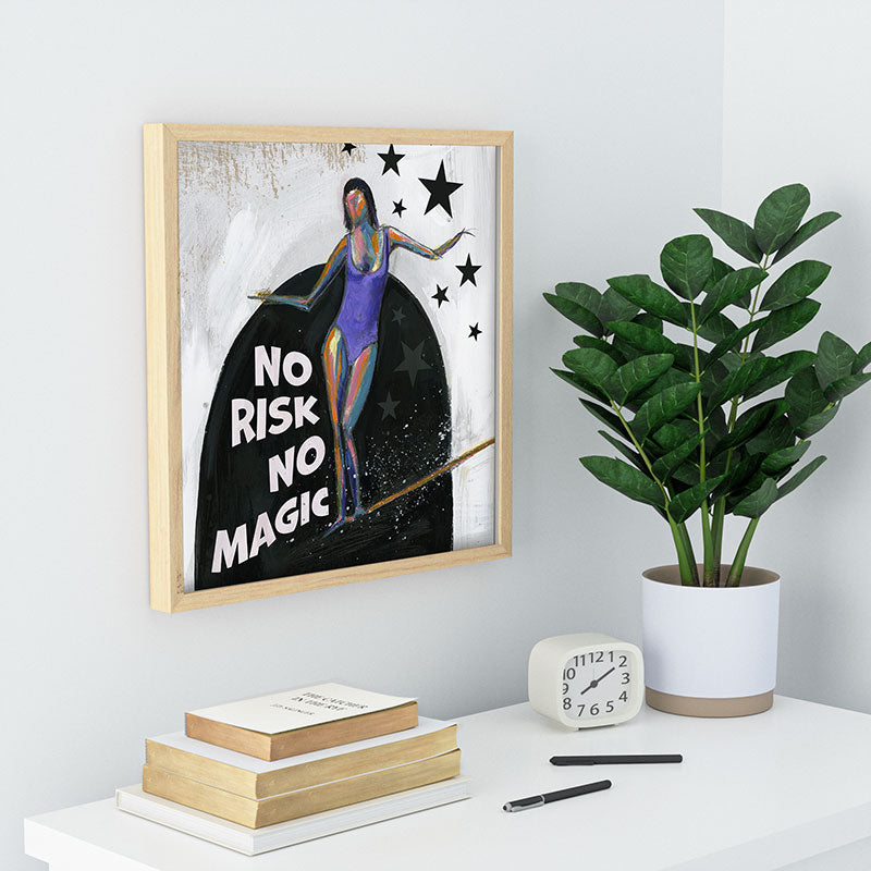 Sophia Buddenhagen No Risk No Magic Surfer Girl Recessed Framing Square
