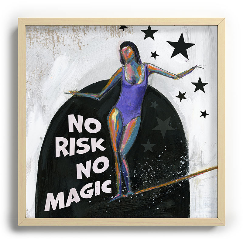 Sophia Buddenhagen No Risk No Magic Surfer Girl Recessed Framing Square