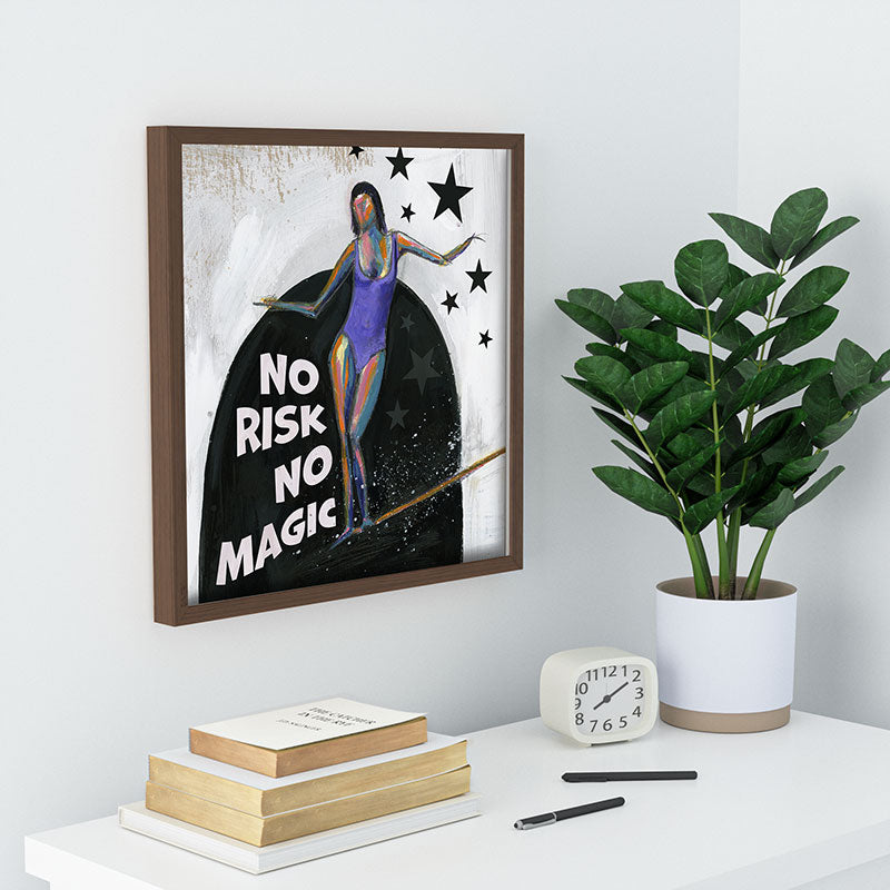 Sophia Buddenhagen No Risk No Magic Surfer Girl Recessed Framing Square