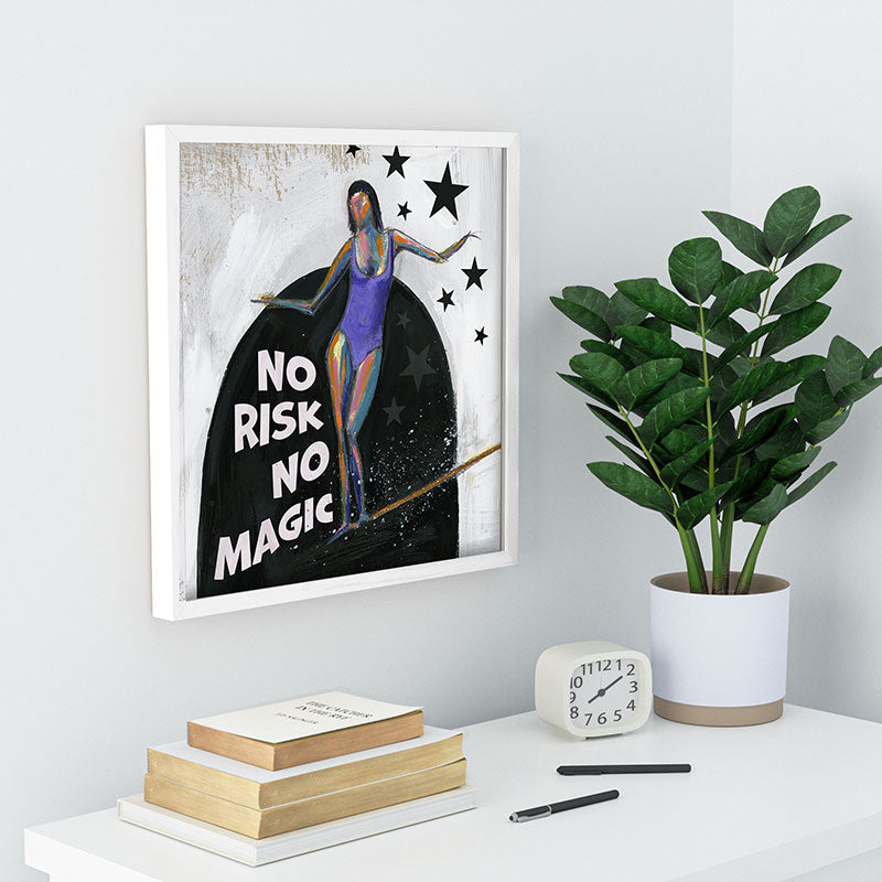 Sophia Buddenhagen No Risk No Magic Surfer Girl Recessed Framing Square