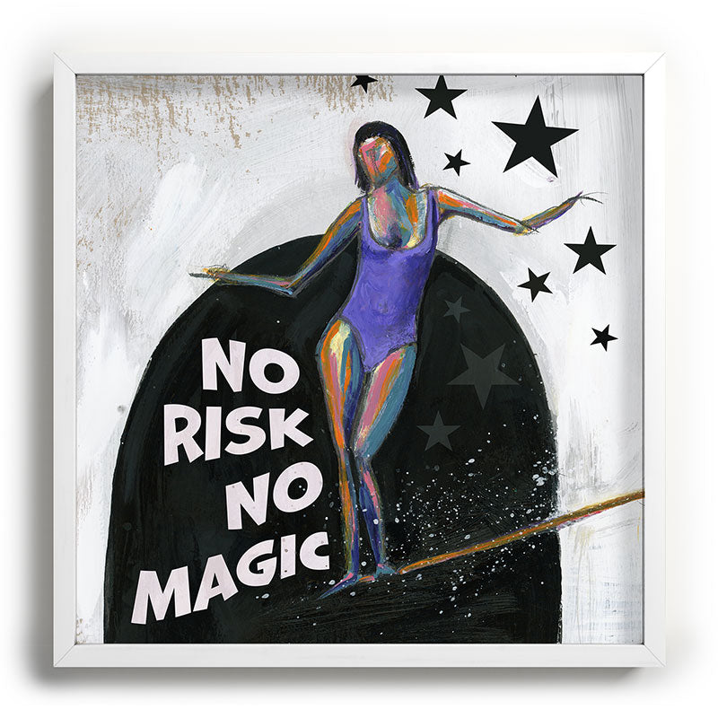Sophia Buddenhagen No Risk No Magic Surfer Girl Recessed Framing Square