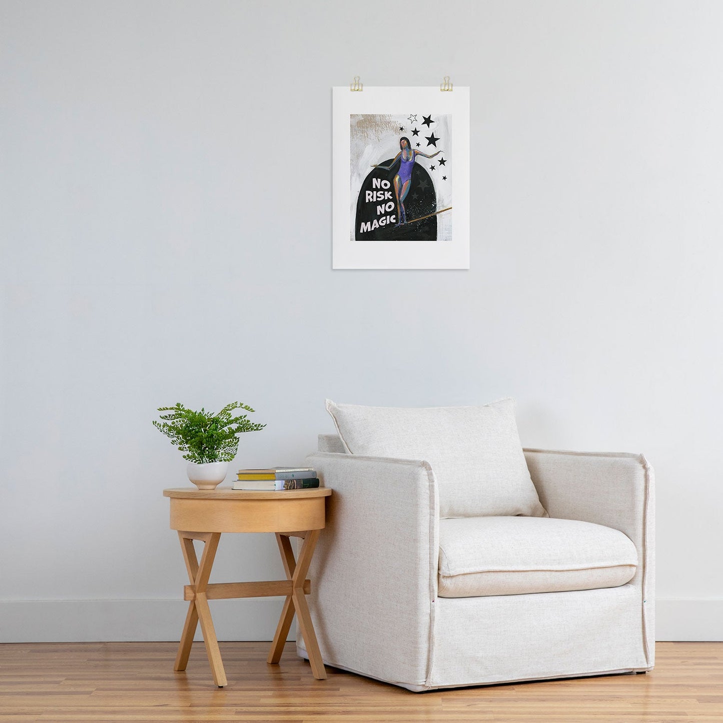 Sophia Buddenhagen No Risk No Magic Surfer Girl Art Print