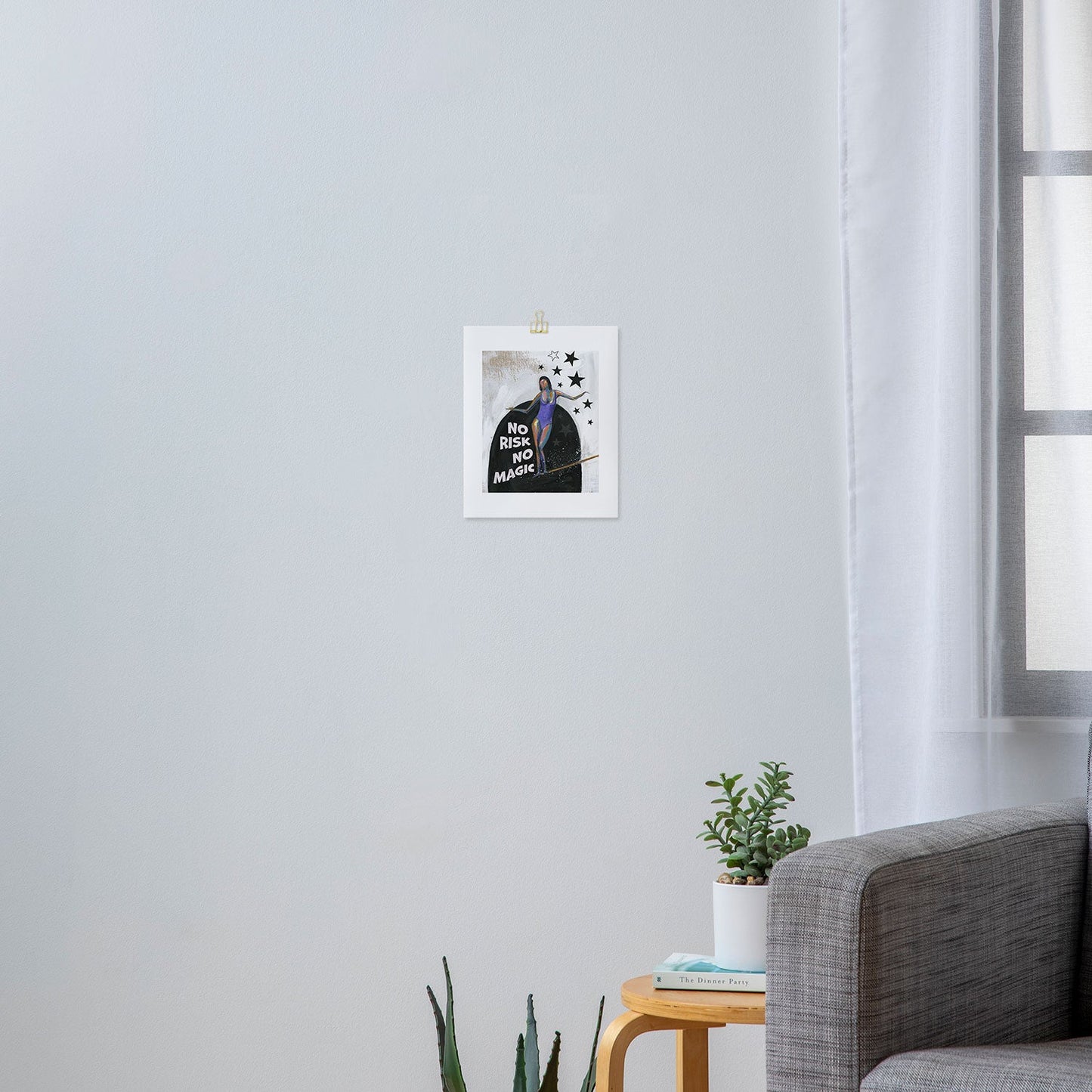 Sophia Buddenhagen No Risk No Magic Surfer Girl Art Print