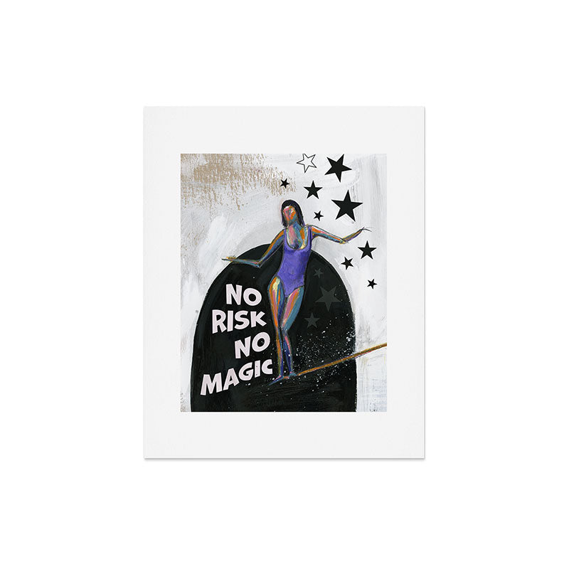 Sophia Buddenhagen No Risk No Magic Surfer Girl Art Print