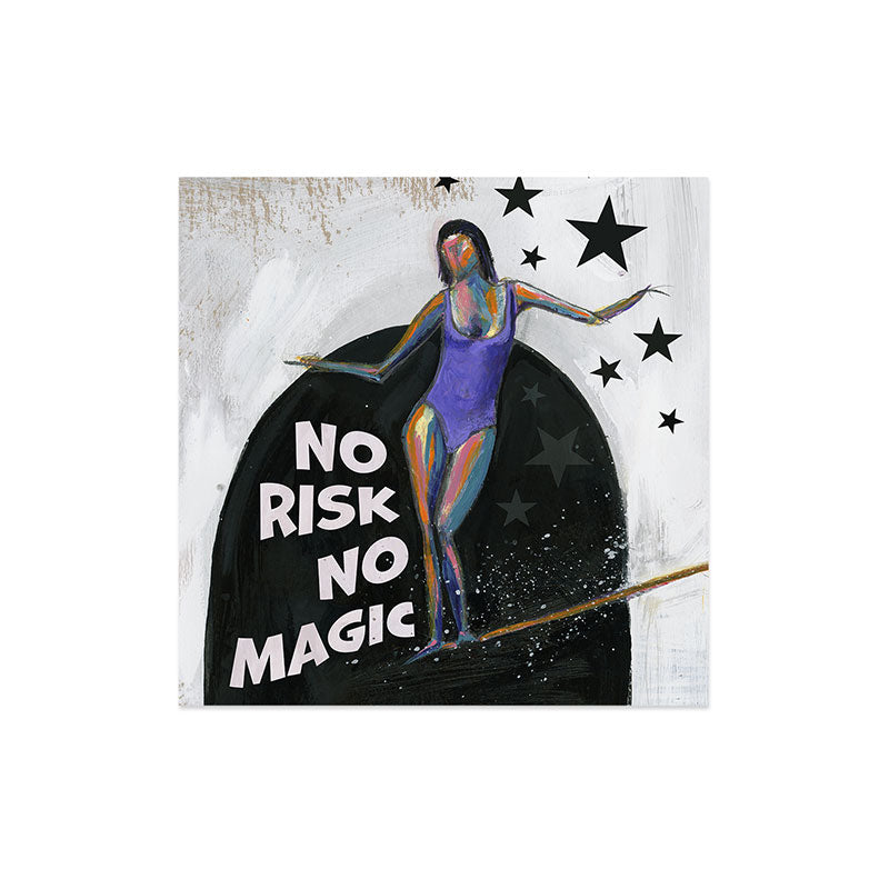 Sophia Buddenhagen No Risk No Magic Surfer Girl Art Print