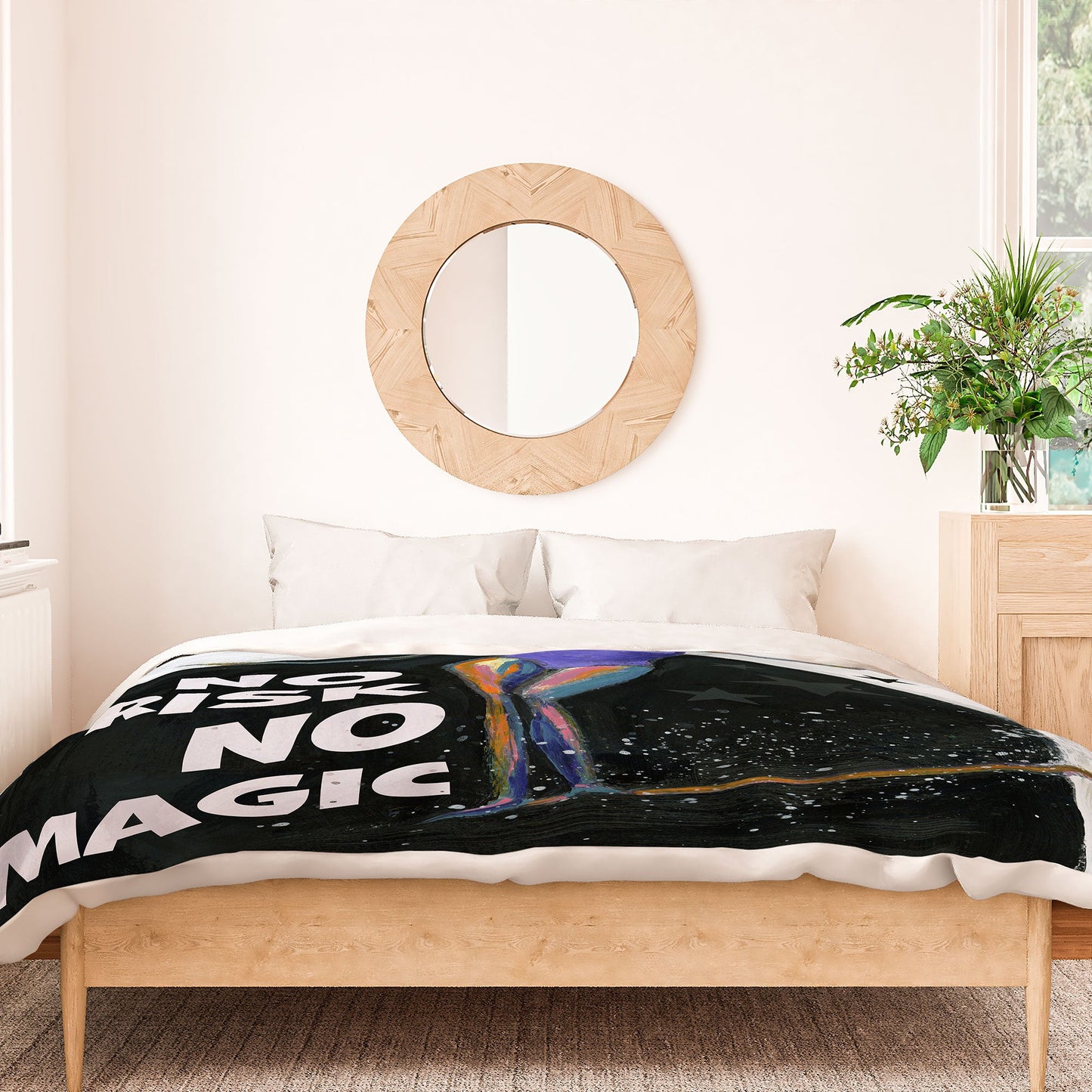 Sophia Buddenhagen No Risk No Magic Surfer Girl Duvet Cover