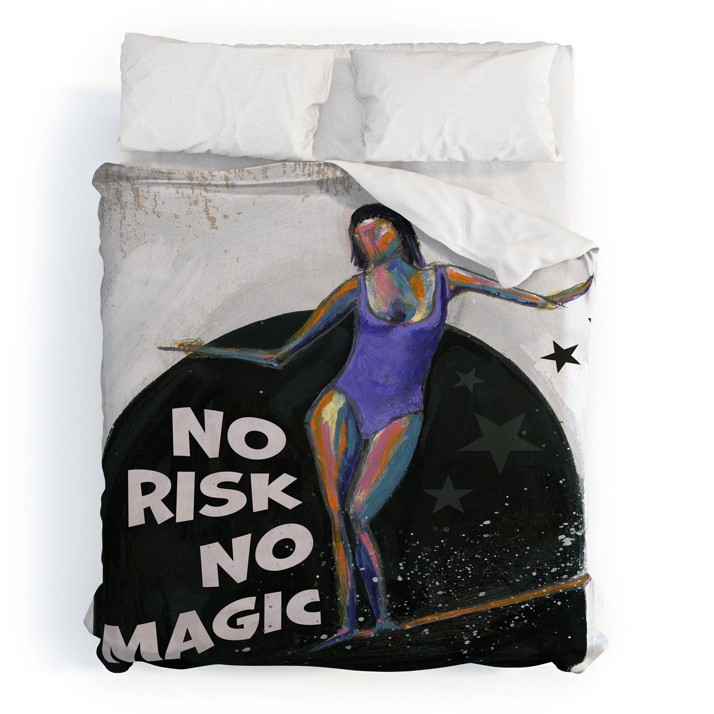 Sophia Buddenhagen No Risk No Magic Surfer Girl Duvet Cover