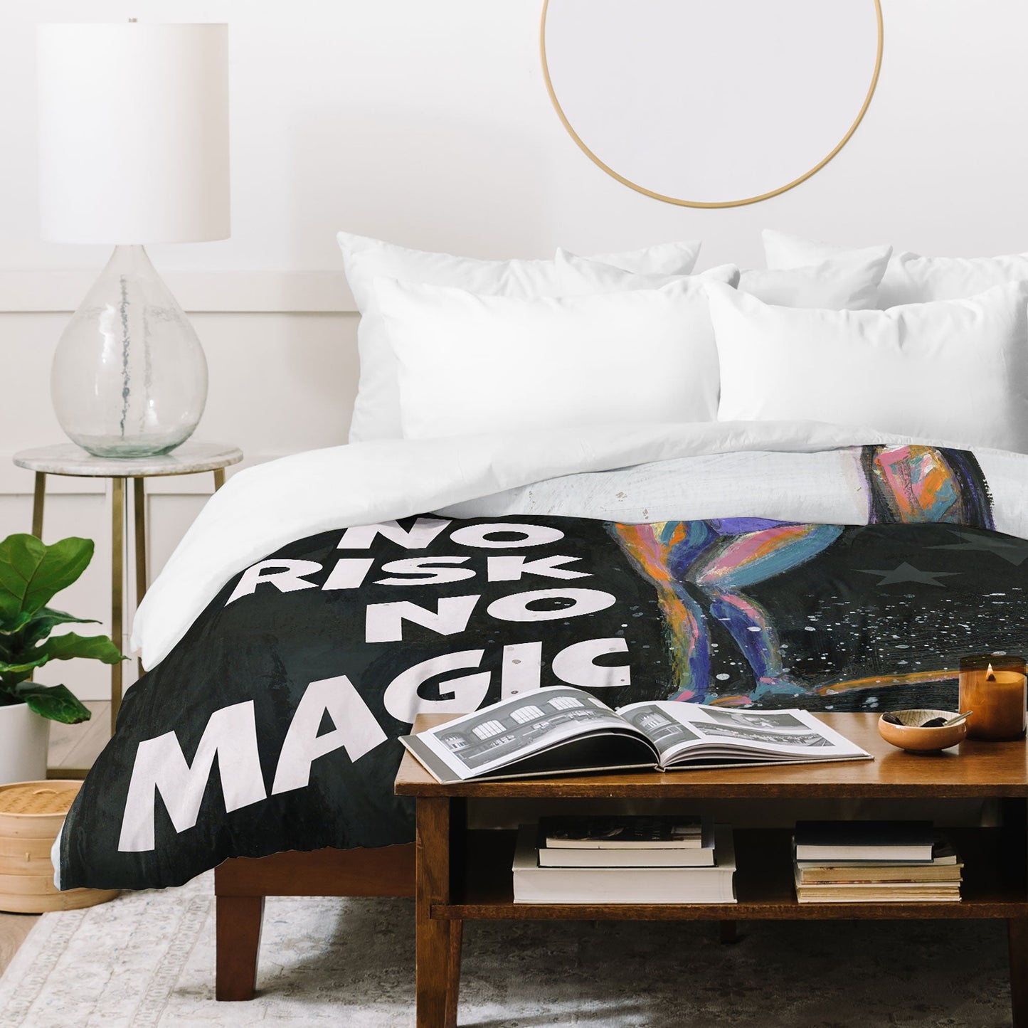 Sophia Buddenhagen No Risk No Magic Surfer Girl Duvet Cover