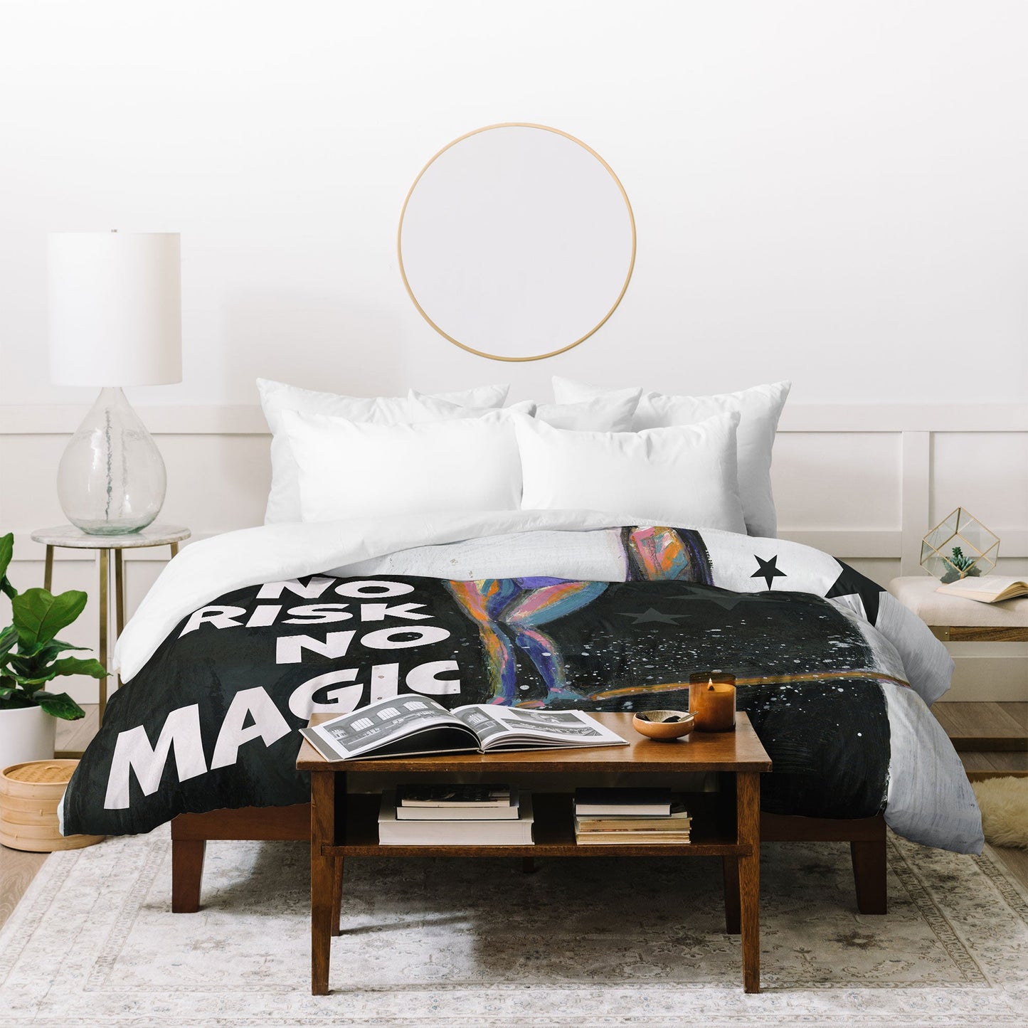 Sophia Buddenhagen No Risk No Magic Surfer Girl Duvet Cover