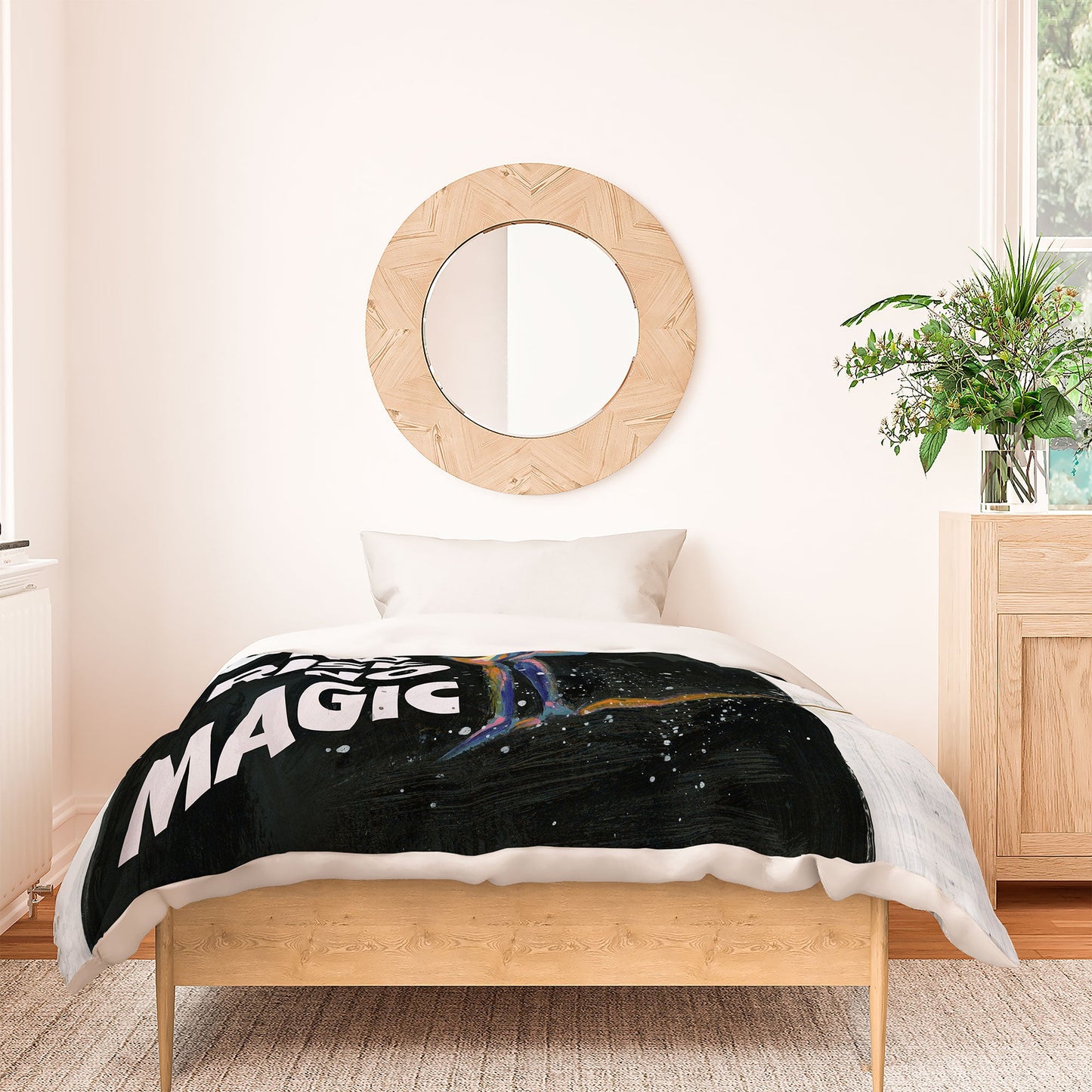 Sophia Buddenhagen No Risk No Magic Surfer Girl Duvet Cover