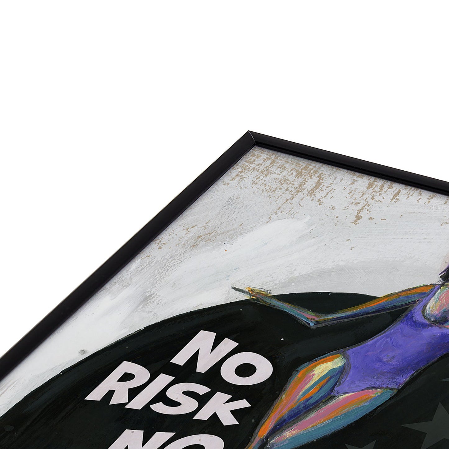 Sophia Buddenhagen No Risk No Magic Surfer Girl Square Metal Framed Art Print