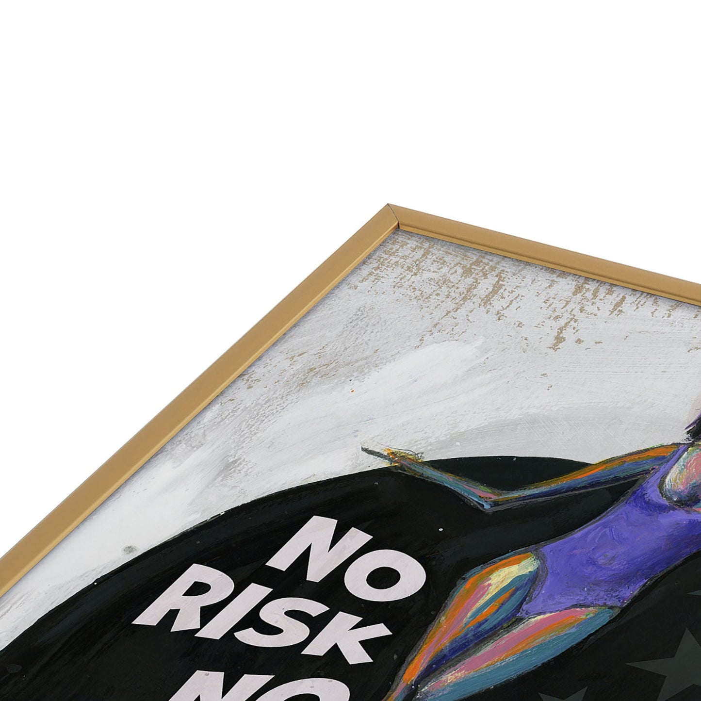 Sophia Buddenhagen No Risk No Magic Surfer Girl Square Metal Framed Art Print
