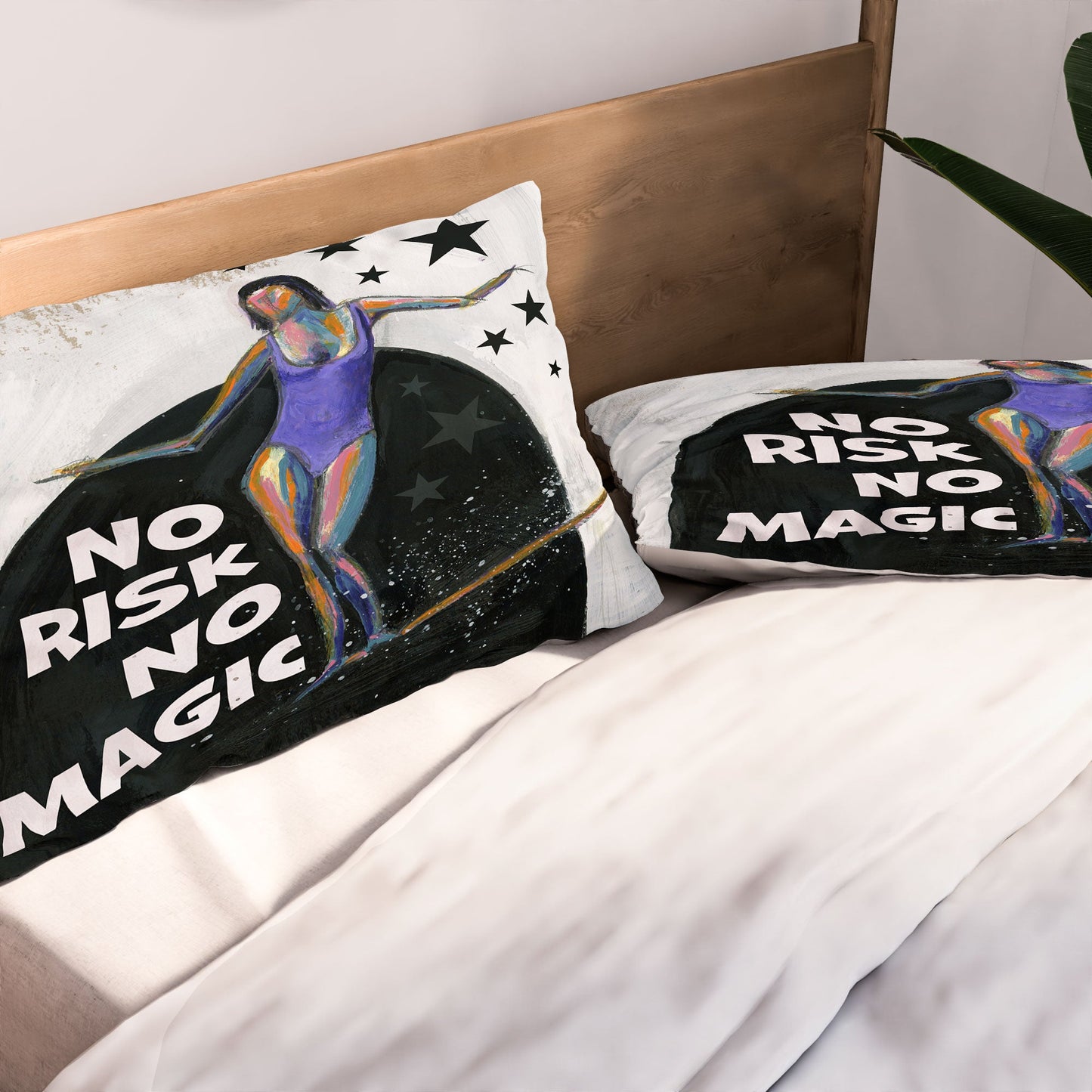 Sophia Buddenhagen No Risk No Magic Surfer Girl Pillow Shams