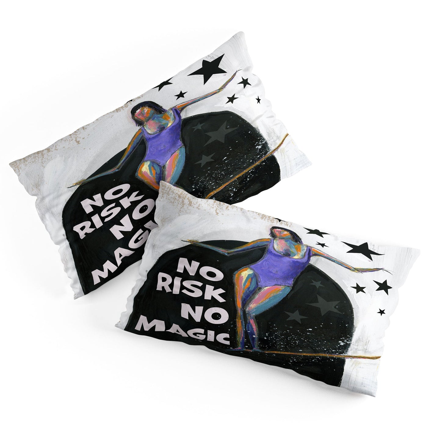 Sophia Buddenhagen No Risk No Magic Surfer Girl Pillow Shams