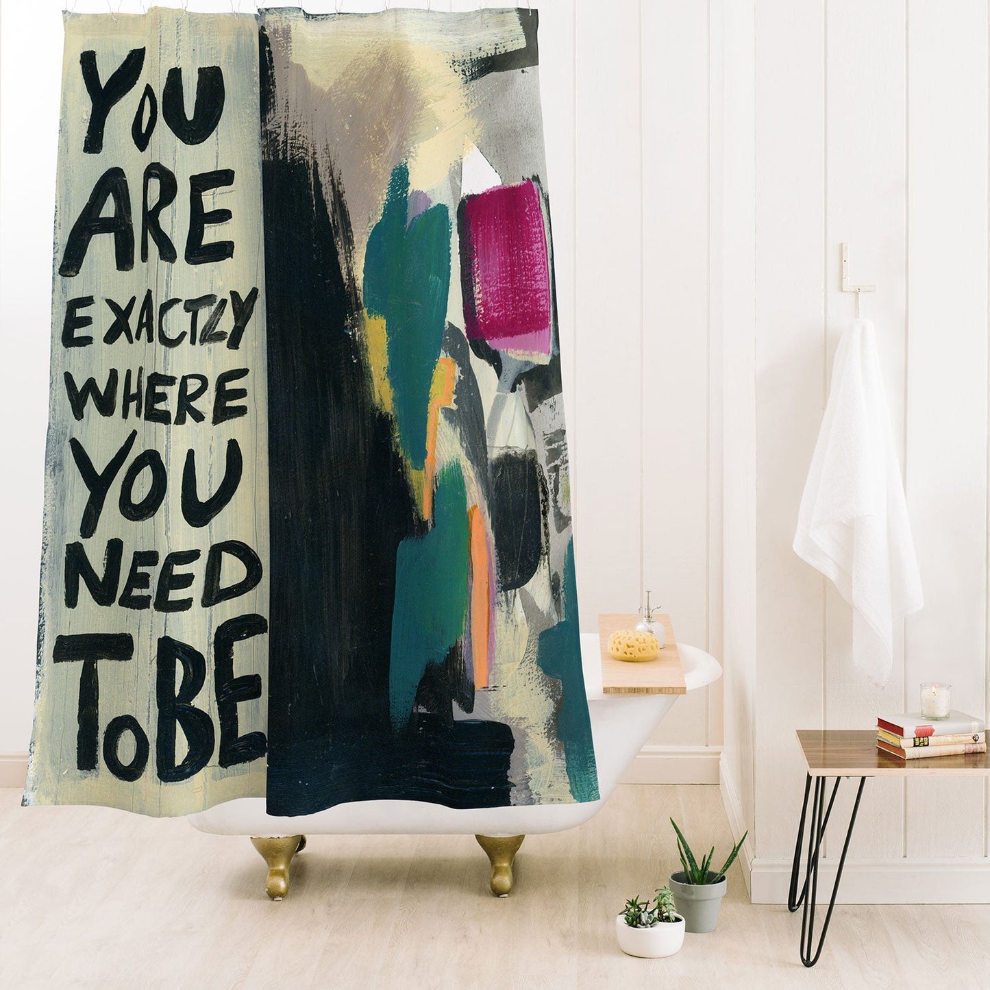 Sophia Buddenhagen Where You Need To Be Shower Curtain
