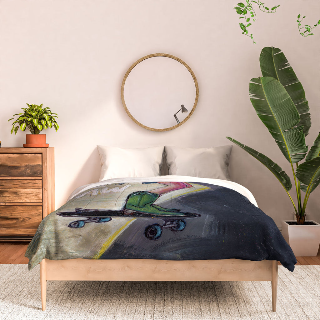 Sophia Buddenhagen Yee Haw Cowgirl Skater Comforter