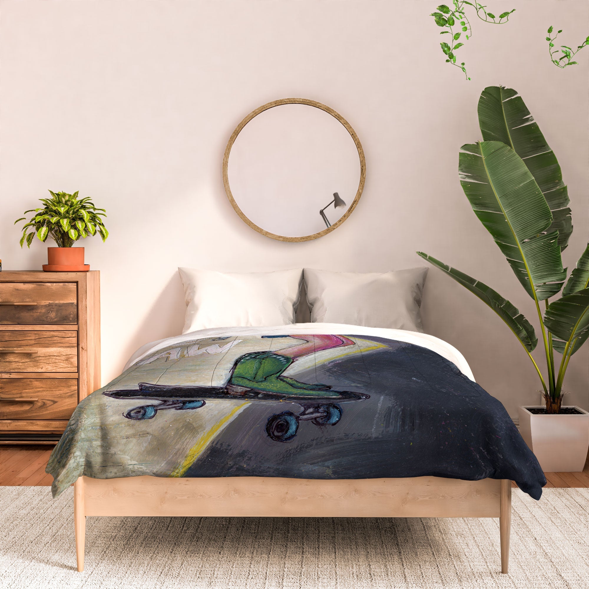 Sophia Buddenhagen Yee Haw Cowgirl Skater Comforter