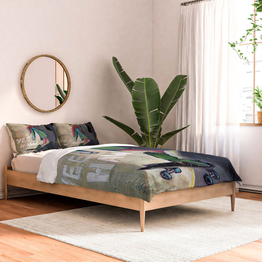 Sophia Buddenhagen Yee Haw Cowgirl Skater Comforter