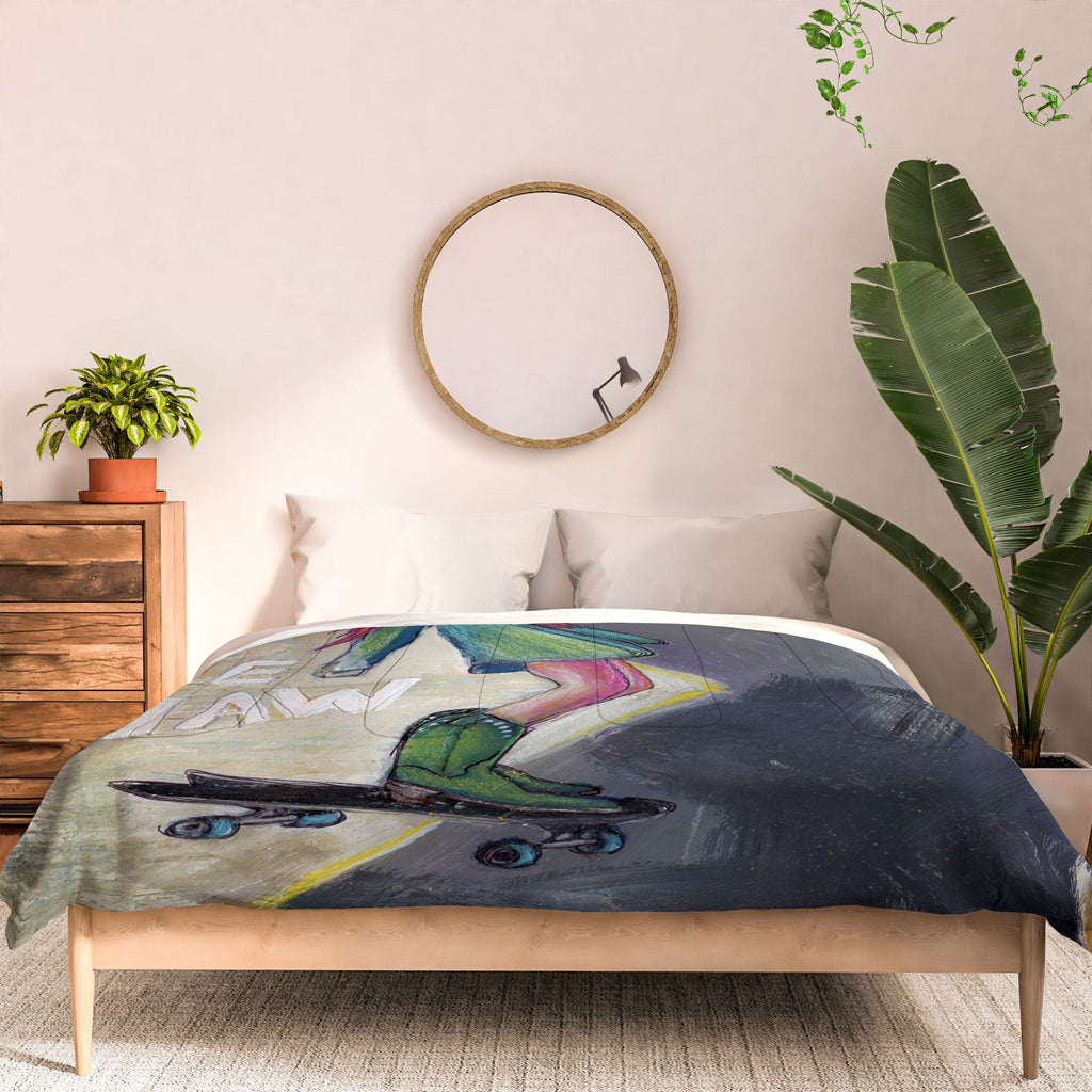 Sophia Buddenhagen Yee Haw Cowgirl Skater Comforter