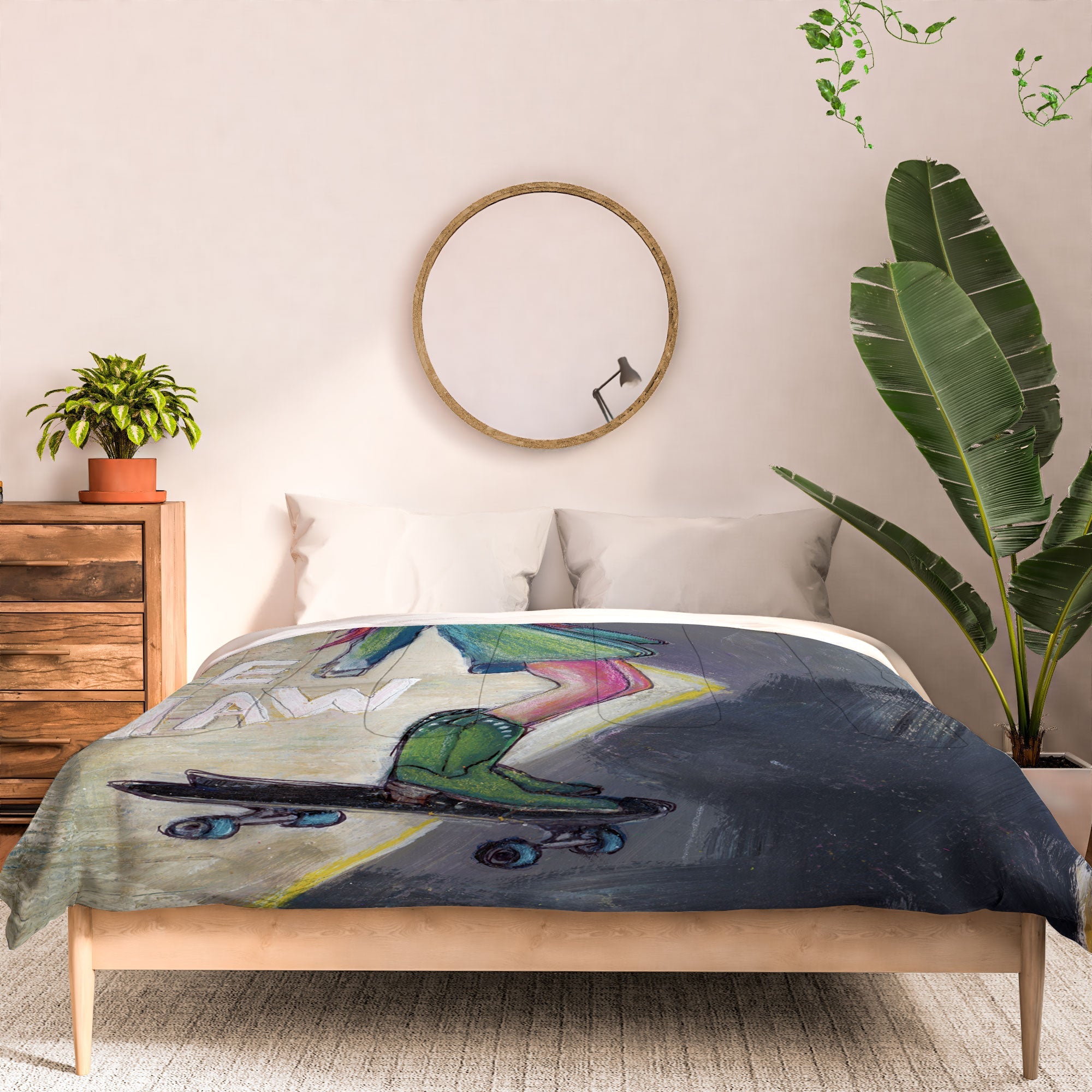 Sophia Buddenhagen Yee Haw Cowgirl Skater Comforter