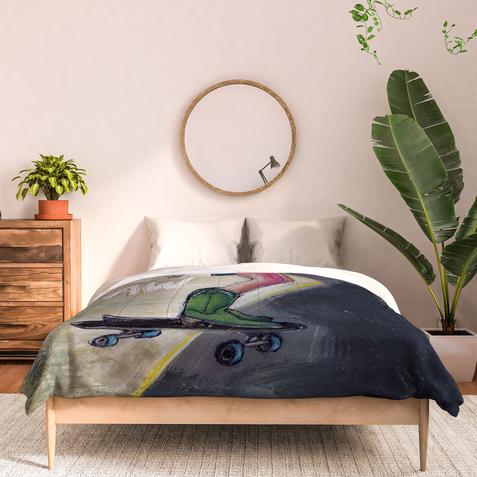 Sophia Buddenhagen Yee Haw Cowgirl Skater Comforter