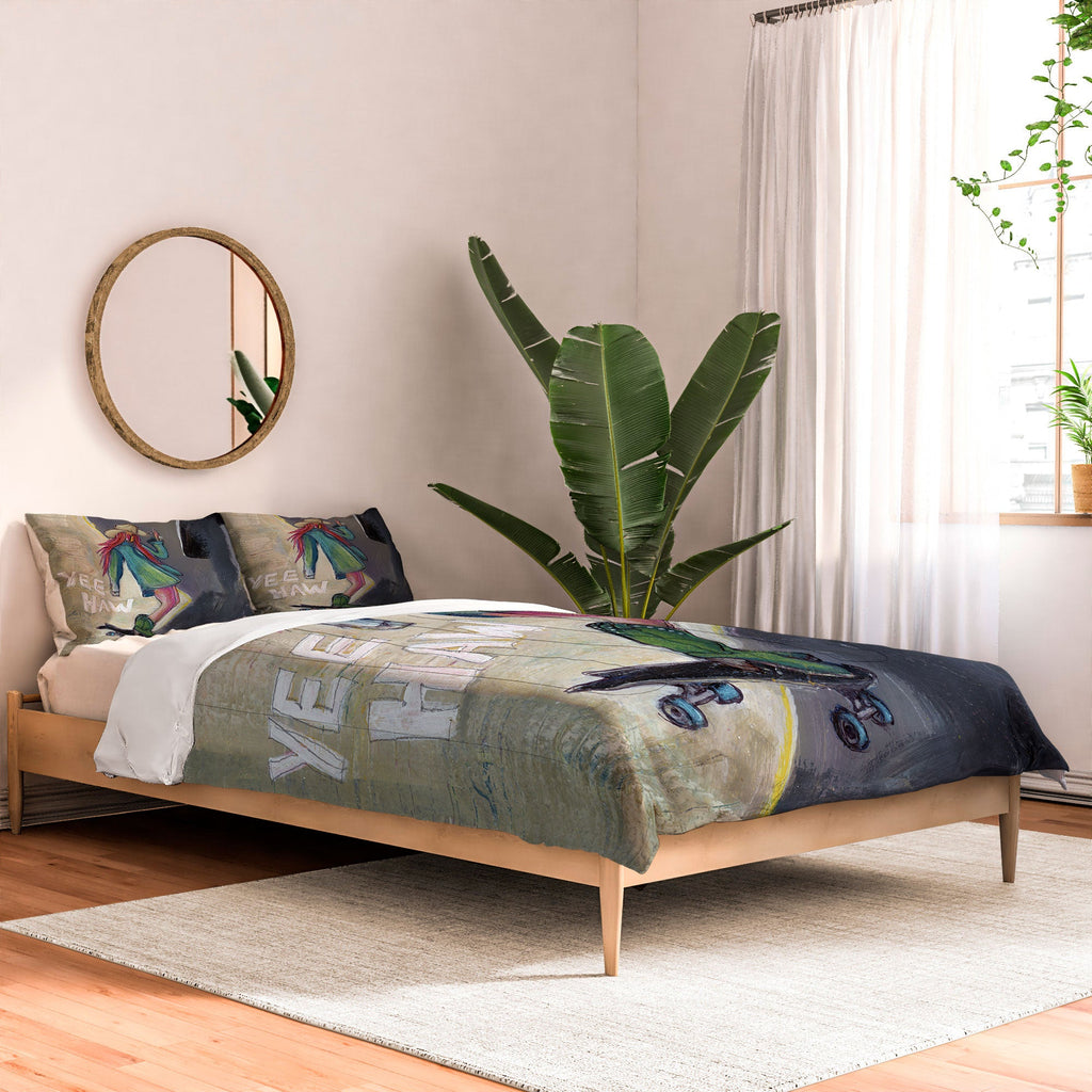 Sophia Buddenhagen Yee Haw Cowgirl Skater Comforter