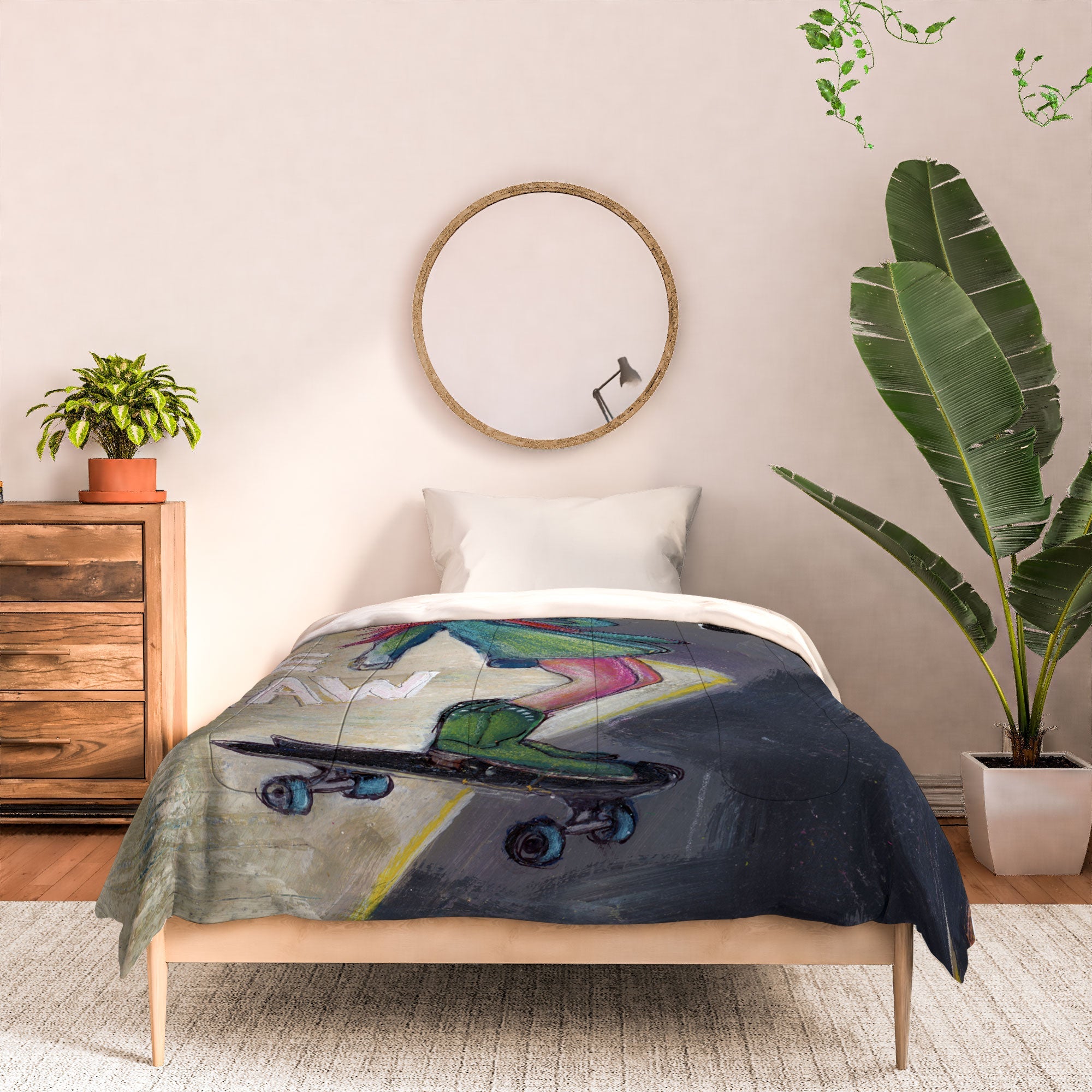 Sophia Buddenhagen Yee Haw Cowgirl Skater Comforter
