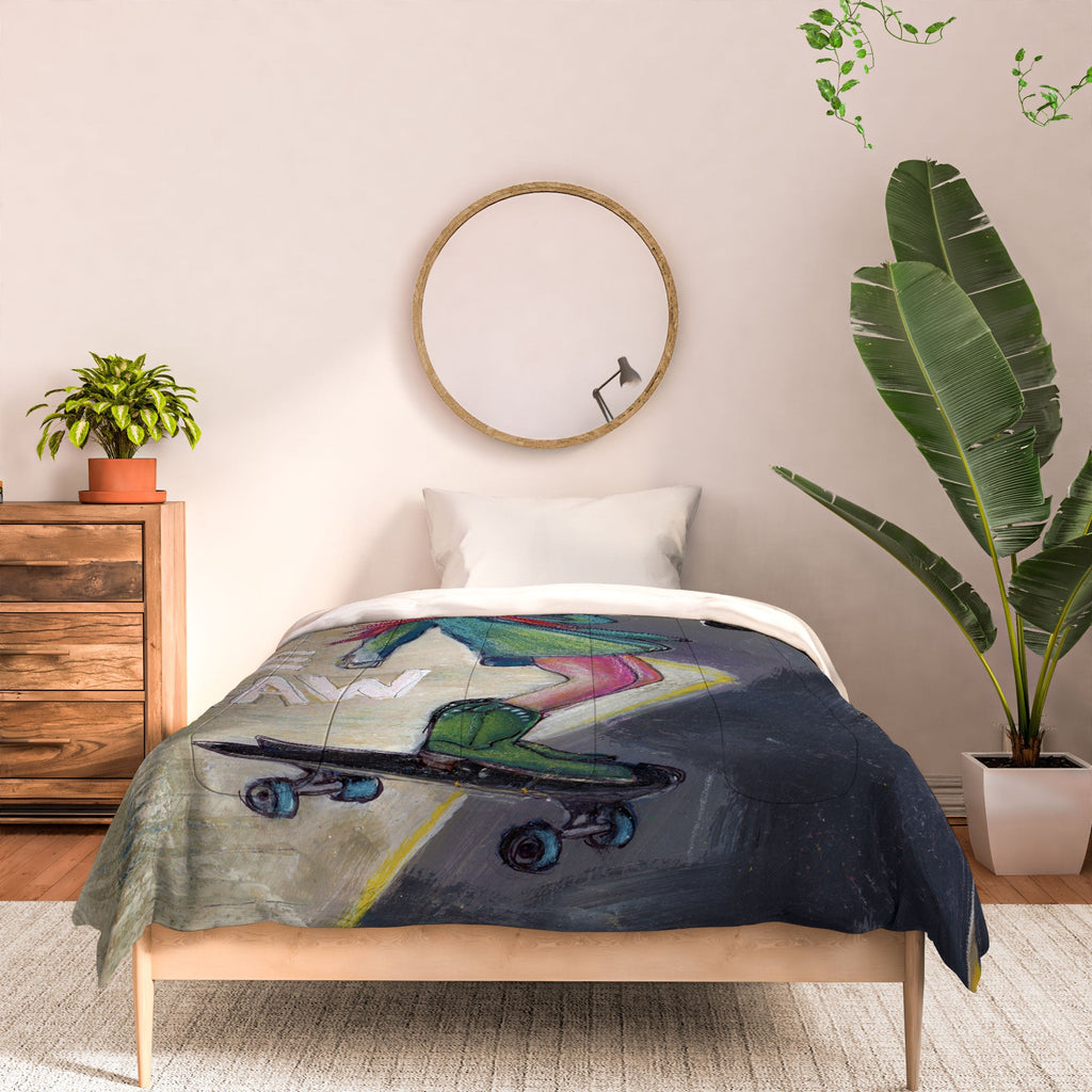 Sophia Buddenhagen Yee Haw Cowgirl Skater Comforter