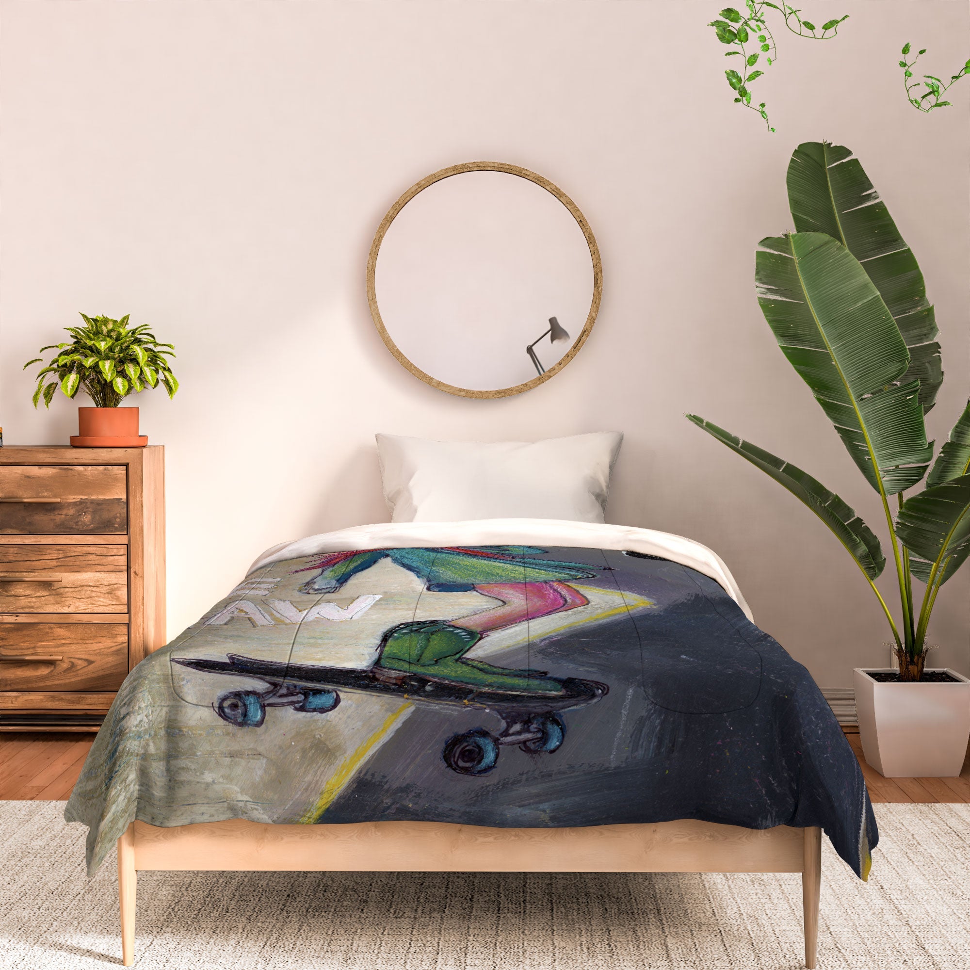 Sophia Buddenhagen Yee Haw Cowgirl Skater Comforter