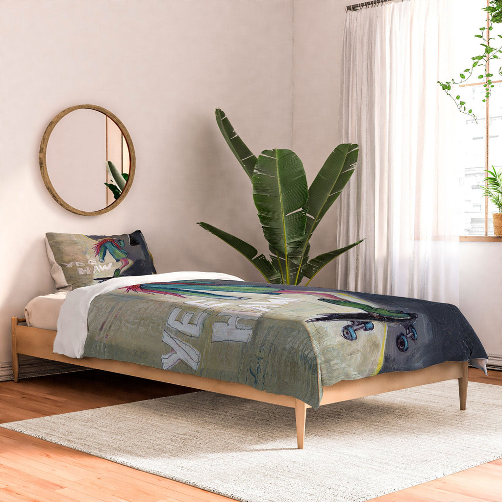 Sophia Buddenhagen Yee Haw Cowgirl Skater Comforter