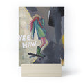 Sophia Buddenhagen Yee Haw Cowgirl Skater Mini Art Print