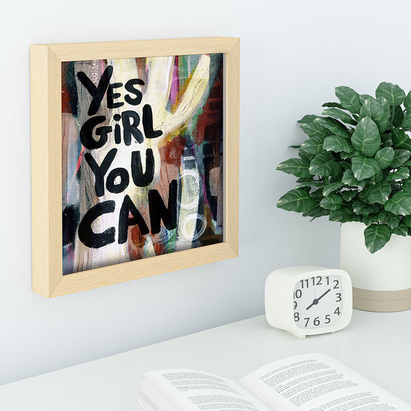 Sophia Buddenhagen Yes Girl You Can Recessed Framing Square