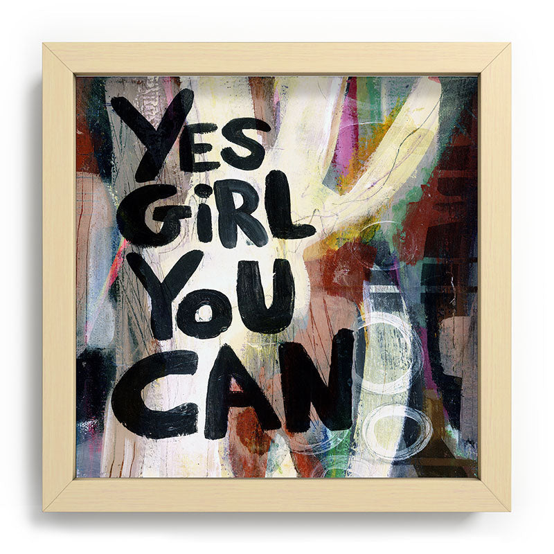 Sophia Buddenhagen Yes Girl You Can Recessed Framing Square