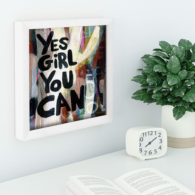 Sophia Buddenhagen Yes Girl You Can Recessed Framing Square