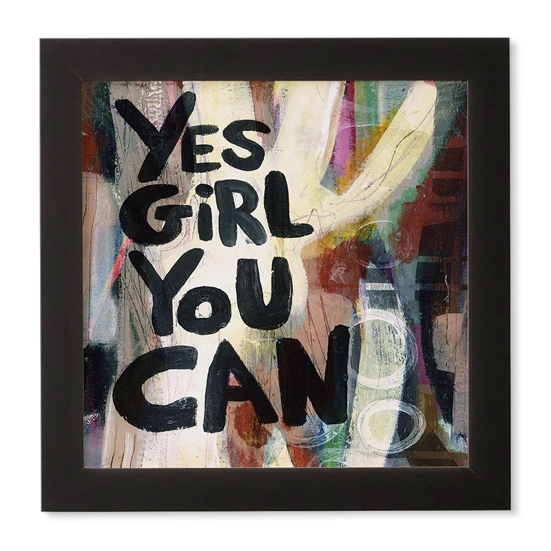 Sophia Buddenhagen Yes Girl You Can Framed Wall Art