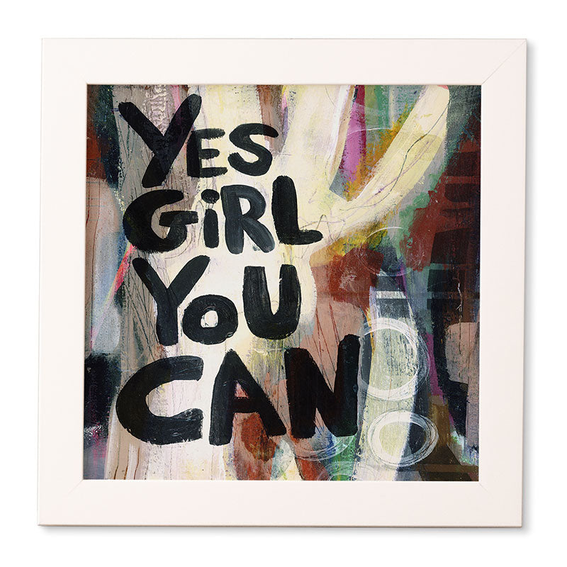 Sophia Buddenhagen Yes Girl You Can Framed Wall Art