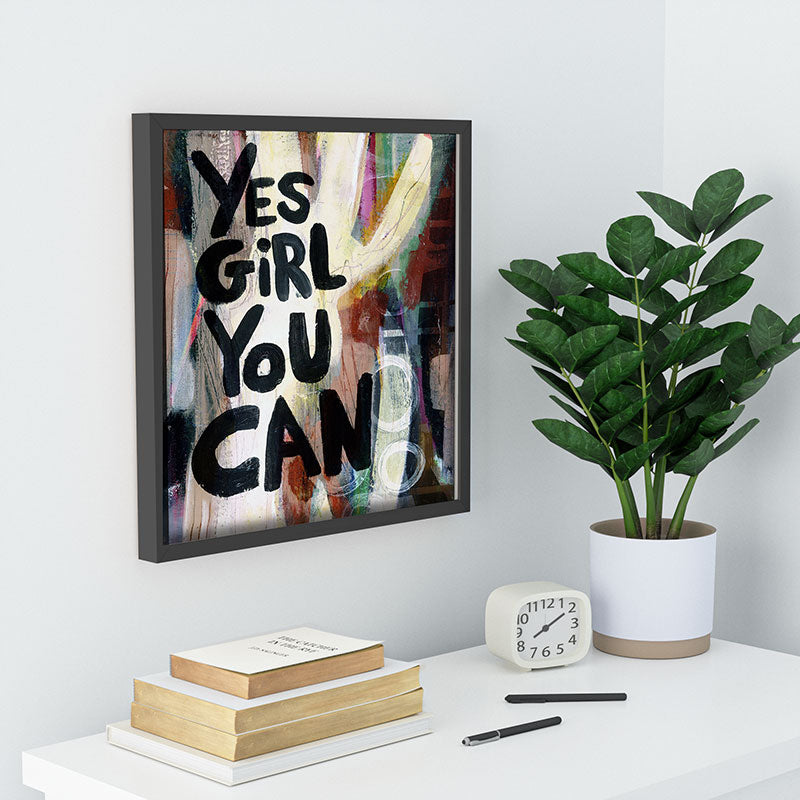 Sophia Buddenhagen Yes Girl You Can Recessed Framing Square